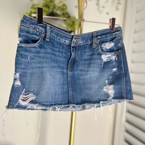 Premium denim mini skirt size 27 - Picture 6 of 9